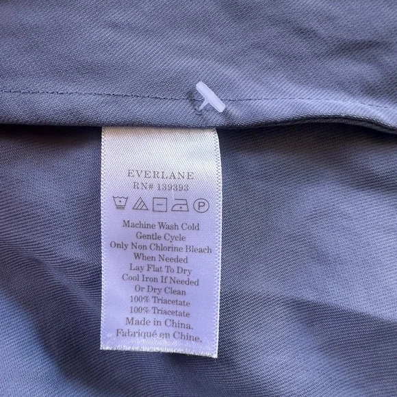 Everlane Blue Collar Summer dress - Picture 3 of 7